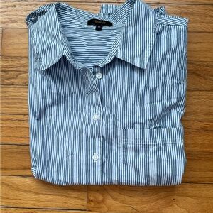 Quince 100% Cotton Boyfriend Top, M